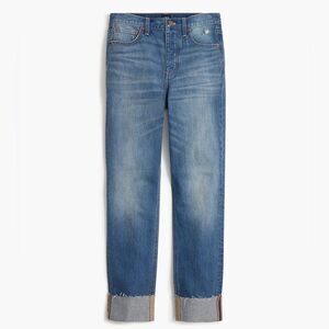 J Crew Factory Premium Edition High Rise Straight Jeans Size 29